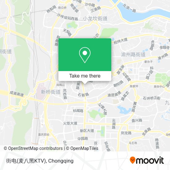 街电(麦八黑KTV) map