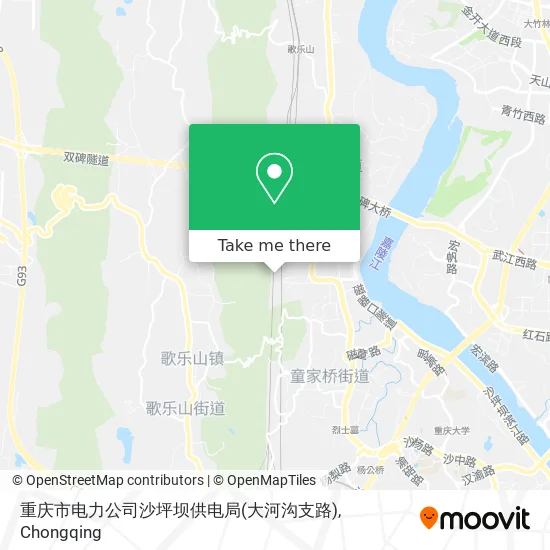 重庆市电力公司沙坪坝供电局(大河沟支路) map