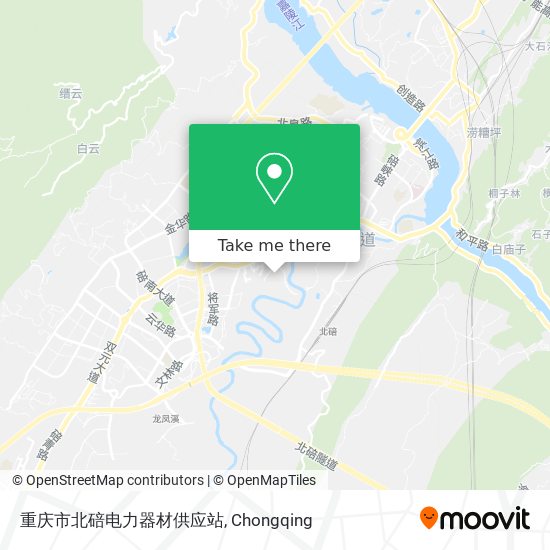 重庆市北碚电力器材供应站 map