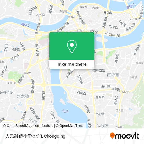 人民融侨小学-北门 map