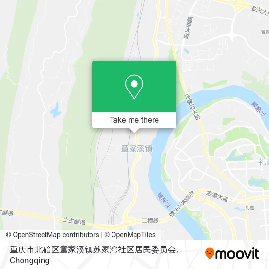 重庆市北碚区童家溪镇苏家湾社区居民委员会 map