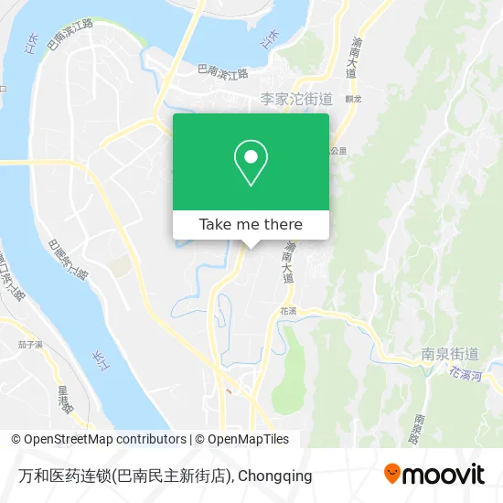 万和医药连锁(巴南民主新街店) map