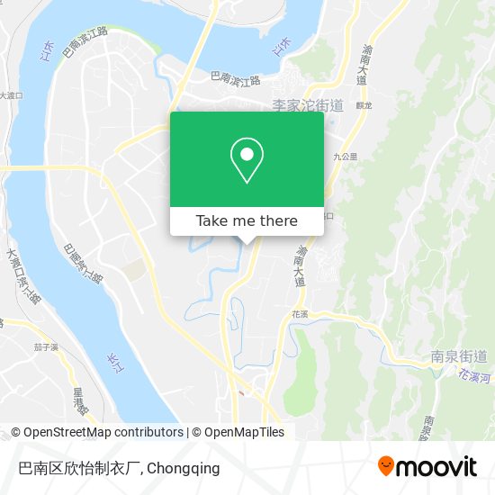 巴南区欣怡制衣厂 map