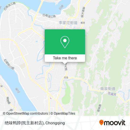 绝味鸭脖(民主新村店) map