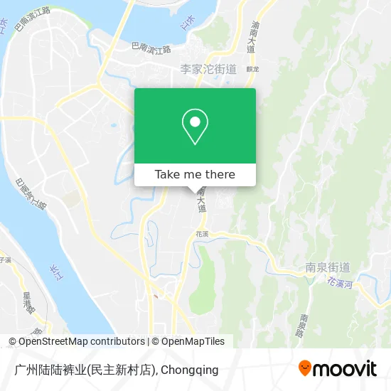 广州陆陆裤业(民主新村店) map