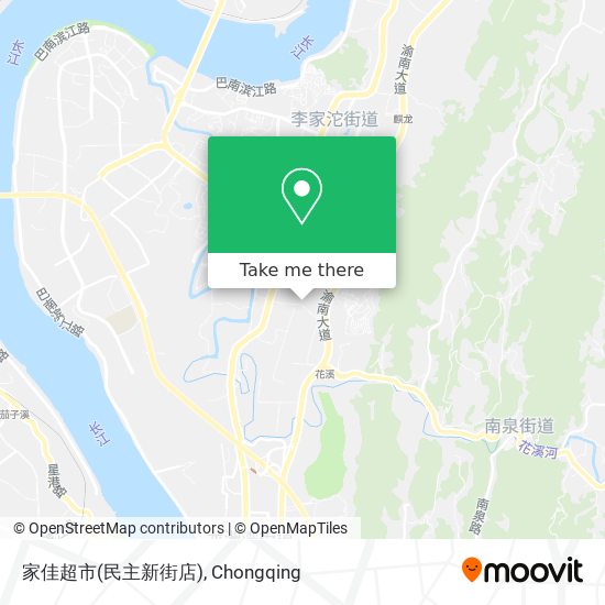 家佳超市(民主新街店) map
