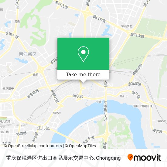 重庆保税港区进出口商品展示交易中心 map
