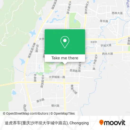 途虎养车(重庆沙坪坝大学城中路店) map