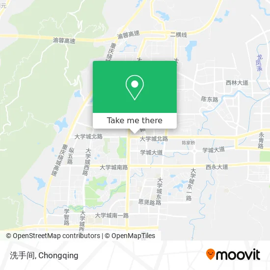 洗手间 map