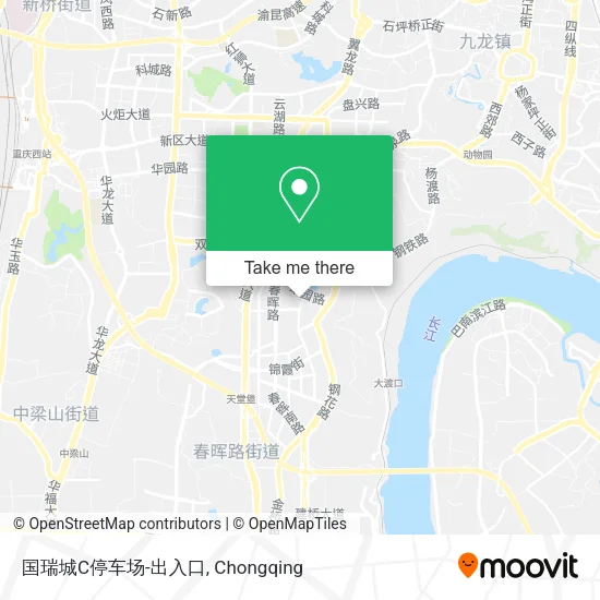 国瑞城C停车场-出入口 map