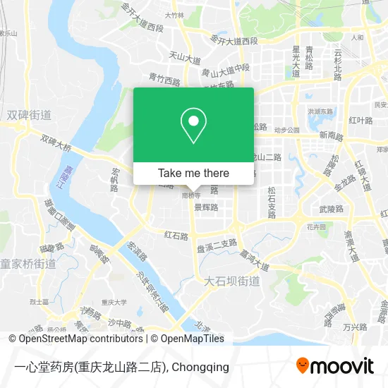 一心堂药房(重庆龙山路二店) map