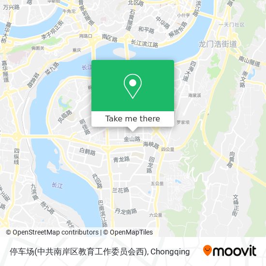 停车场(中共南岸区教育工作委员会西) map