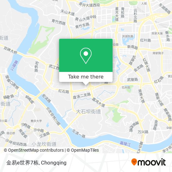 金易e世界7栋 map