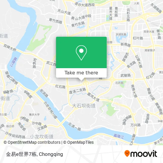 金易e世界7栋 map