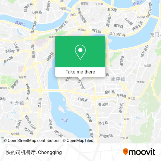 快的司机餐厅 map
