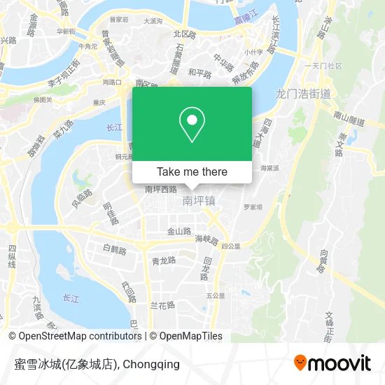 蜜雪冰城(亿象城店) map