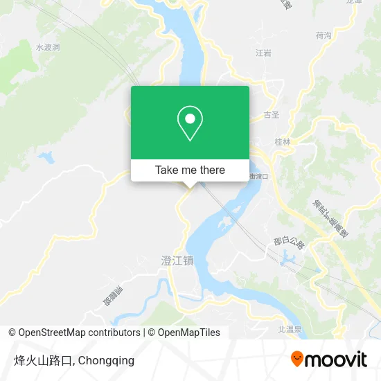 烽火山路口 map