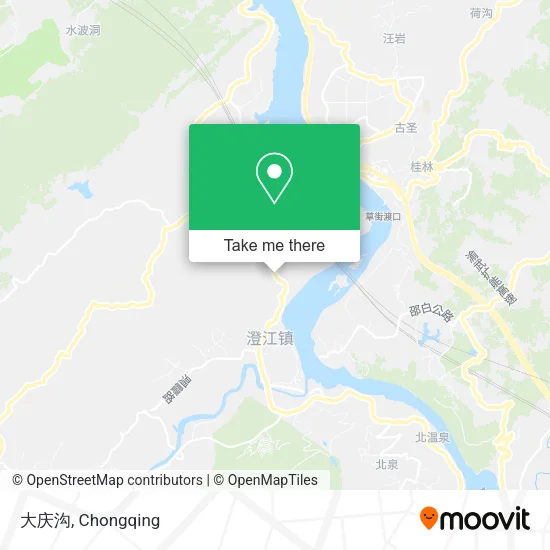 大庆沟 map