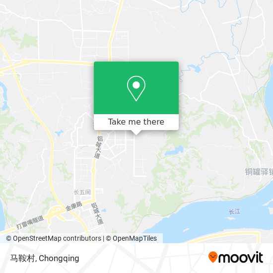马鞍村 map