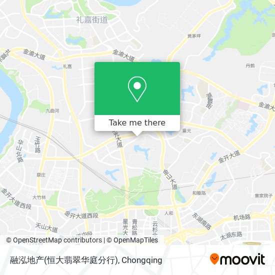 融泓地产(恒大翡翠华庭分行) map