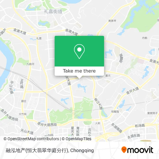 融泓地产(恒大翡翠华庭分行) map
