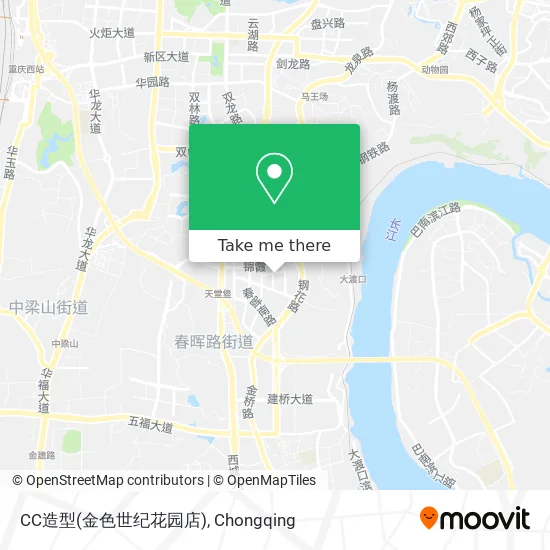 CC造型(金色世纪花园店) map