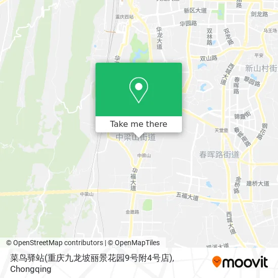菜鸟驿站(重庆九龙坡丽景花园9号附4号店) map
