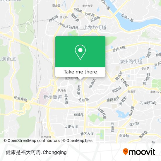 健康是福大药房 map