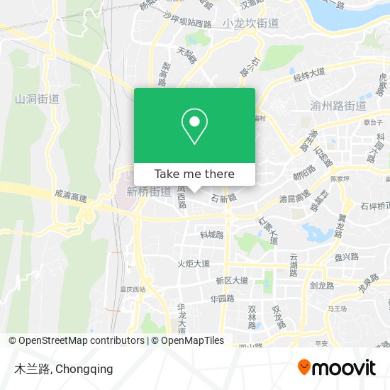 木兰路 map