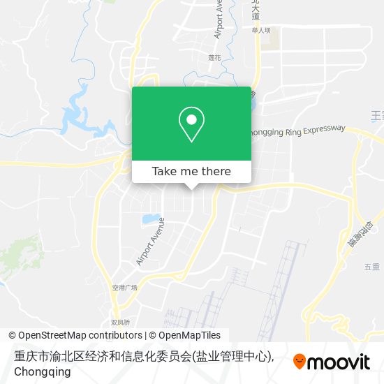 重庆市渝北区经济和信息化委员会(盐业管理中心) map