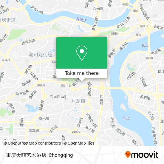 重庆天菲艺术酒店 map