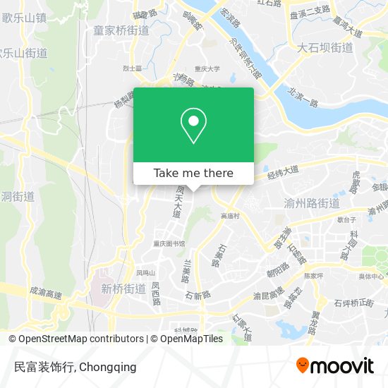 民富装饰行 map