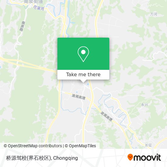桥源驾校(界石校区) map