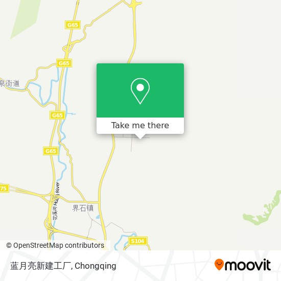 蓝月亮新建工厂 map