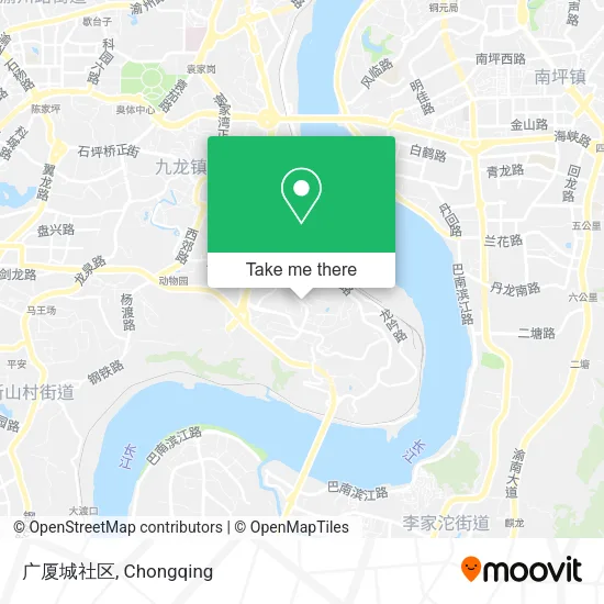 广厦城社区 map