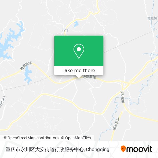 重庆市永川区大安街道行政服务中心 map