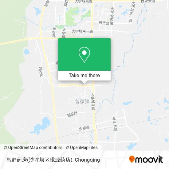昌野药房(沙坪坝区珑源药店) map