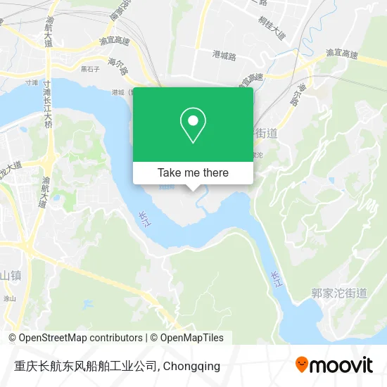 重庆长航东风船舶工业公司 map