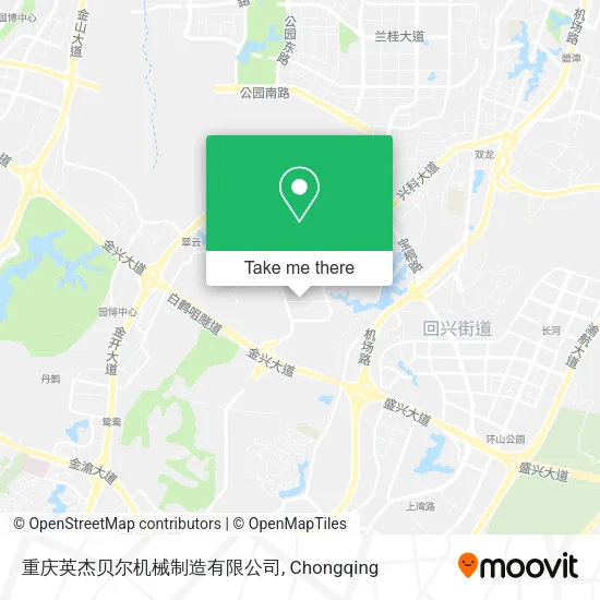 重庆英杰贝尔机械制造有限公司 map