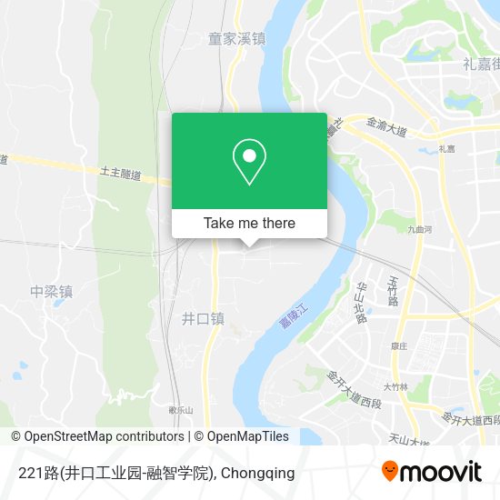 221路(井口工业园-融智学院) map