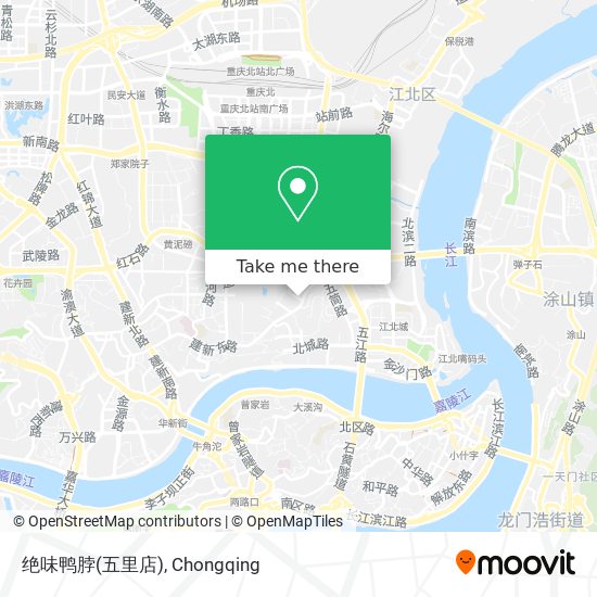 绝味鸭脖(五里店) map