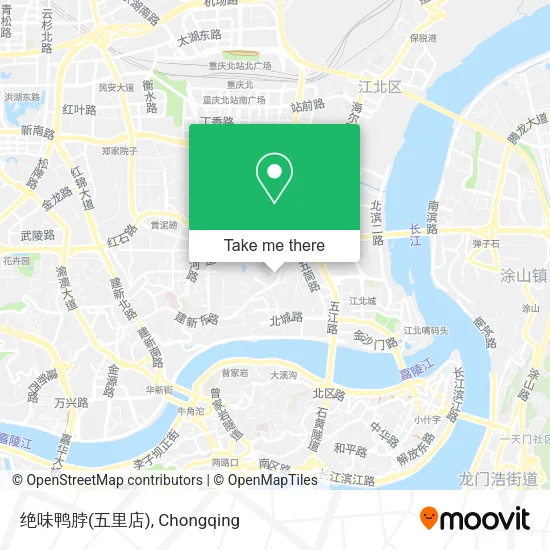 绝味鸭脖(五里店) map