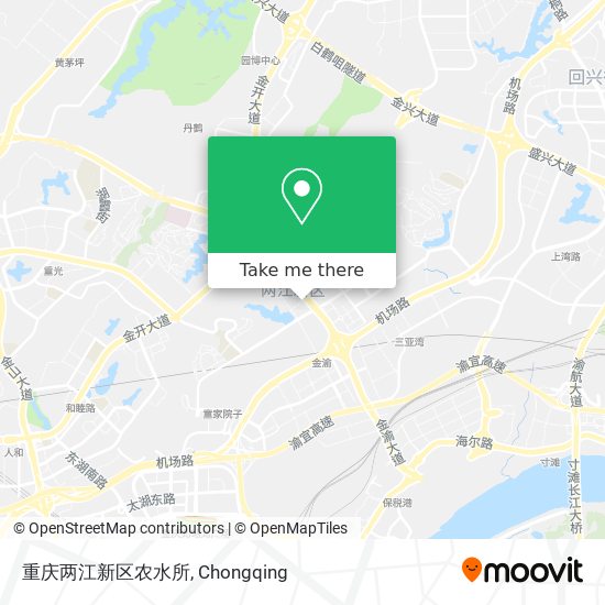 重庆两江新区农水所 map