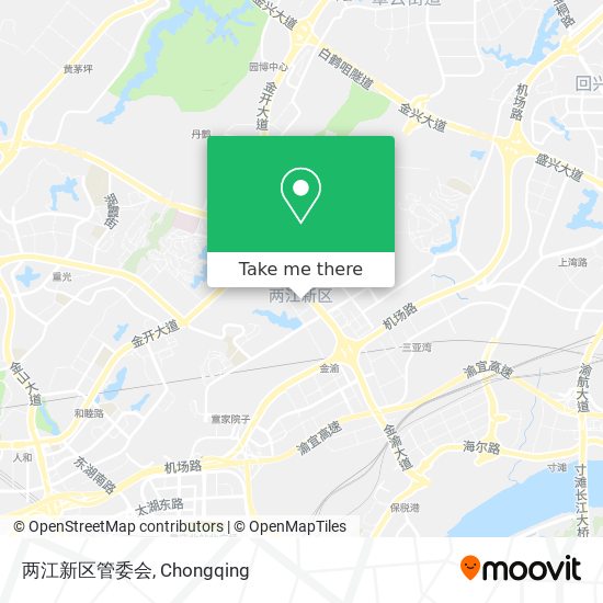 两江新区管委会 map