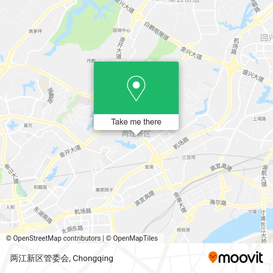 两江新区管委会 map