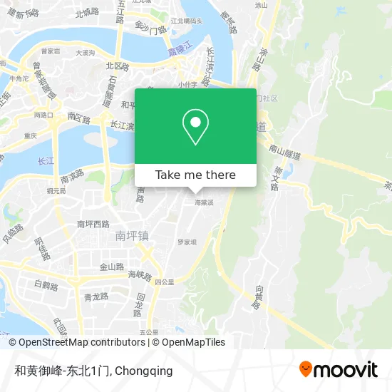 和黄御峰-东北1门 map