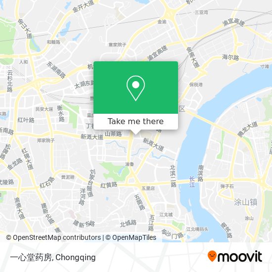 一心堂药房 map