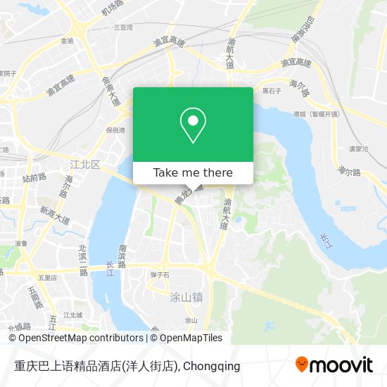 重庆巴上语精品酒店(洋人街店) map
