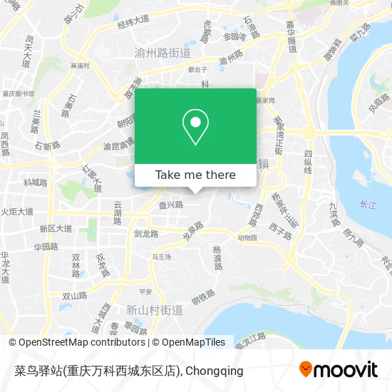 菜鸟驿站(重庆万科西城东区店) map