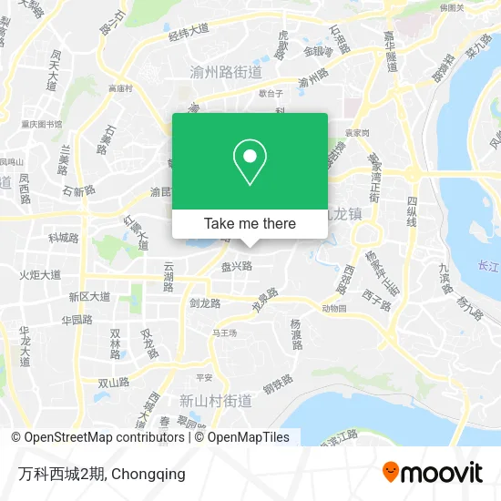 万科西城2期 map